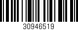 Código de barras (EAN, GTIN, SKU, ISBN): '30946519'
