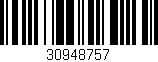 Código de barras (EAN, GTIN, SKU, ISBN): '30948757'
