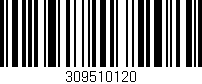 Código de barras (EAN, GTIN, SKU, ISBN): '309510120'