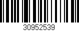 Código de barras (EAN, GTIN, SKU, ISBN): '30952539'
