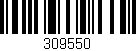 Código de barras (EAN, GTIN, SKU, ISBN): '309550'