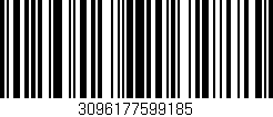 Código de barras (EAN, GTIN, SKU, ISBN): '3096177599185'