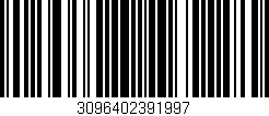 Código de barras (EAN, GTIN, SKU, ISBN): '3096402391997'