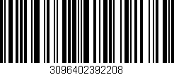 Código de barras (EAN, GTIN, SKU, ISBN): '3096402392208'
