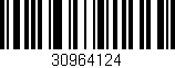 Código de barras (EAN, GTIN, SKU, ISBN): '30964124'