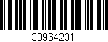 Código de barras (EAN, GTIN, SKU, ISBN): '30964231'