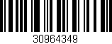 Código de barras (EAN, GTIN, SKU, ISBN): '30964349'