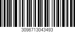 Código de barras (EAN, GTIN, SKU, ISBN): '3096713043493'