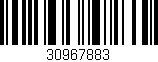 Código de barras (EAN, GTIN, SKU, ISBN): '30967883'
