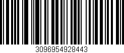 Código de barras (EAN, GTIN, SKU, ISBN): '3096954928443'