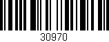 Código de barras (EAN, GTIN, SKU, ISBN): '30970'