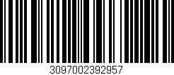 Código de barras (EAN, GTIN, SKU, ISBN): '3097002392957'