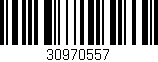 Código de barras (EAN, GTIN, SKU, ISBN): '30970557'