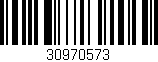 Código de barras (EAN, GTIN, SKU, ISBN): '30970573'
