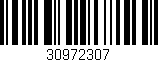Código de barras (EAN, GTIN, SKU, ISBN): '30972307'