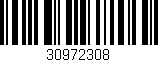 Código de barras (EAN, GTIN, SKU, ISBN): '30972308'