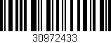 Código de barras (EAN, GTIN, SKU, ISBN): '30972433'
