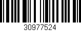 Código de barras (EAN, GTIN, SKU, ISBN): '30977524'