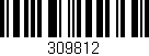 Código de barras (EAN, GTIN, SKU, ISBN): '309812'