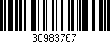 Código de barras (EAN, GTIN, SKU, ISBN): '30983767'
