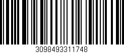 Código de barras (EAN, GTIN, SKU, ISBN): '3098493311748'