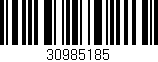 Código de barras (EAN, GTIN, SKU, ISBN): '30985185'