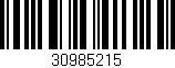 Código de barras (EAN, GTIN, SKU, ISBN): '30985215'