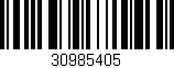 Código de barras (EAN, GTIN, SKU, ISBN): '30985405'