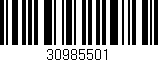 Código de barras (EAN, GTIN, SKU, ISBN): '30985501'