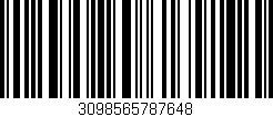 Código de barras (EAN, GTIN, SKU, ISBN): '3098565787648'