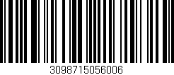 Código de barras (EAN, GTIN, SKU, ISBN): '3098715056006'