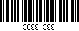 Código de barras (EAN, GTIN, SKU, ISBN): '30991399'