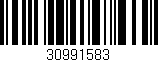 Código de barras (EAN, GTIN, SKU, ISBN): '30991583'