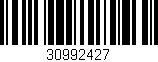 Código de barras (EAN, GTIN, SKU, ISBN): '30992427'