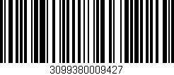 Código de barras (EAN, GTIN, SKU, ISBN): '3099380009427'