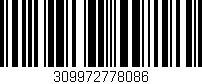 Código de barras (EAN, GTIN, SKU, ISBN): '309972778086'