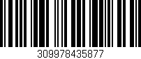 Código de barras (EAN, GTIN, SKU, ISBN): '309978435877'