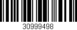 Código de barras (EAN, GTIN, SKU, ISBN): '30999498'