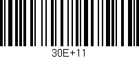Código de barras (EAN, GTIN, SKU, ISBN): '30E+11'