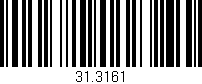 Código de barras (EAN, GTIN, SKU, ISBN): '31.3161'