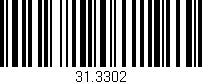 Código de barras (EAN, GTIN, SKU, ISBN): '31.3302'