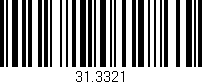Código de barras (EAN, GTIN, SKU, ISBN): '31.3321'