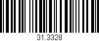 Código de barras (EAN, GTIN, SKU, ISBN): '31.3328'