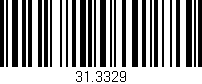 Código de barras (EAN, GTIN, SKU, ISBN): '31.3329'