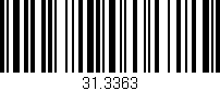 Código de barras (EAN, GTIN, SKU, ISBN): '31.3363'