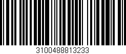 Código de barras (EAN, GTIN, SKU, ISBN): '3100488813233'
