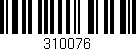 Código de barras (EAN, GTIN, SKU, ISBN): '310076'