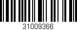 Código de barras (EAN, GTIN, SKU, ISBN): '31009366'