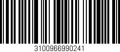 Código de barras (EAN, GTIN, SKU, ISBN): '3100966990241'