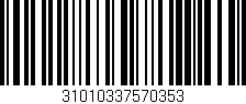 Código de barras (EAN, GTIN, SKU, ISBN): '31010337570353'